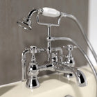 Crosshead Bath Shower Mixer Tap with Handset & Hose Chester