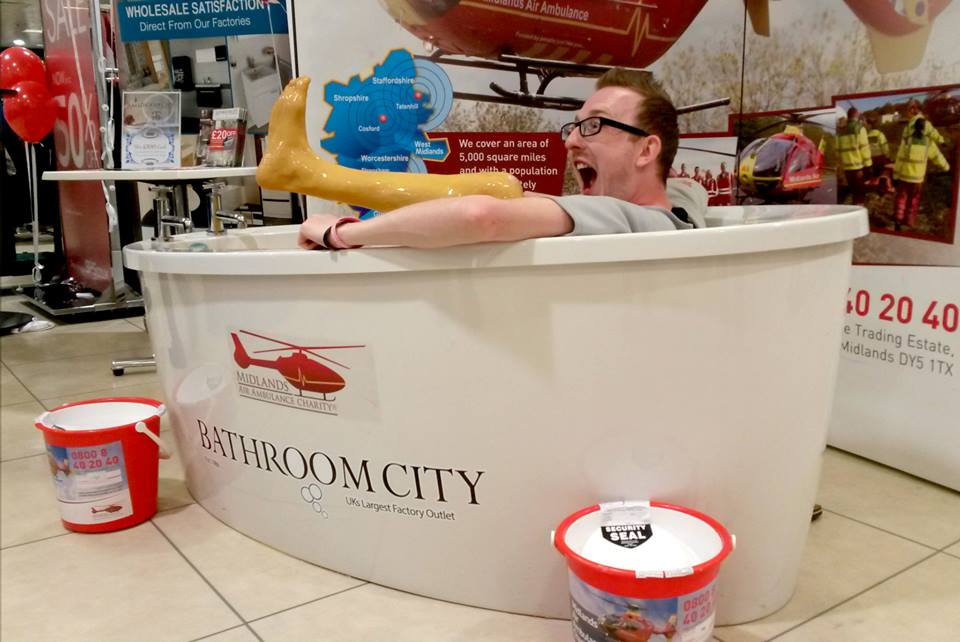 Bathtub Custard Chaos Raises Charity Cash | Bathroom City