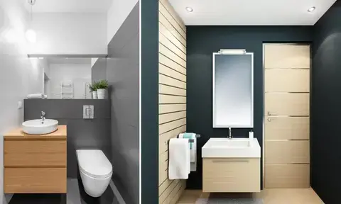 Small Bathrooms With Wall Hung Vanity Units