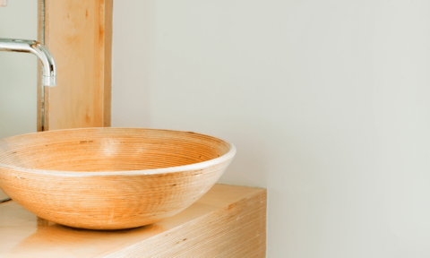 Wooden Counter Top Basin