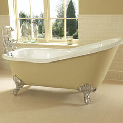 Ritz Slipper Bath 0TH 1700mm With Imperial Feet Ellegant Bathroom