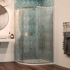Matki One Curved Corner with Shower Tray for Stylish Bathroom