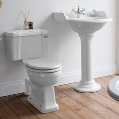 Close Coupled S trap Toilet and cistern 44cm