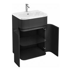 D45 Gullwing cabinet with 600 Quattrocast basin