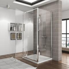 glass pivot doors shower enclosure reduced height 1750