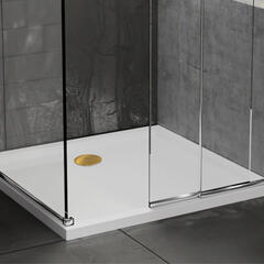 Stone Resin Square Tray 900 x 900 with Optional Gold Waste