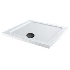 Stone Resin Square Tray 760 with Optional Black Waste