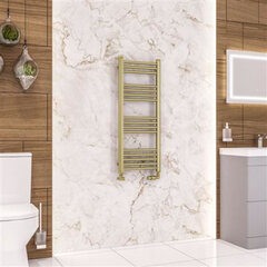 Lifestyle Image for Gold Brushed Radiator Towel Rail 1000mm Height