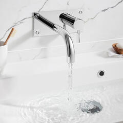 Design Basin Set With 21cm Spout Wall Mounted