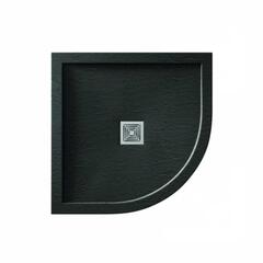 Product image for Black Shower Trays Quadrant Corner Sizes 80 Slimline 800mm or 900mm