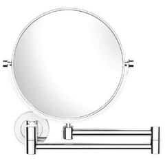 Continental Double Arm Wall Mounted Reversible Plain Magnifying (3X) Pivotal Mirror rectangle High Quality