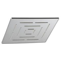 Single Function 200mm X 200mm Square Head Shape Maze Overhead Shower, Stainless Steel, MP 0.5