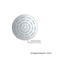 Single Function 240mm dia Round Shape Maze Overhead Shower, Stainless Steel, MP 0.5, Round Head