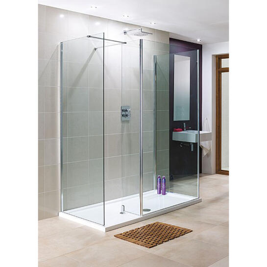 Rhodes Walk In Shower Glass Panels for High Quality Bathroom