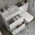 Extra Product Image For Patello 1200Mm Bathroom Vanity White Furniture Set 3