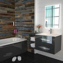 Extra Product Image For Sonix Wall Hung Grey Basin Cabinet And Bath Suite 3