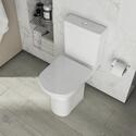 Extra Product Image For Patello Rimless Open Back Close Couple Toilet With Ultra Thin Soft Close Quick Release Seat 2