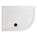 Extra Product Image For Offset Quadrant Slimline Stone Resin Shower Tray Right Hand 1