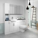 Extra Product Image For Oliver 1700 Fitted Furniture Suite: Combination Vanity Unit, Toilet, Mirror Cabinets & Tall Storage 1