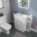 Bathroom Vanity Unit with basin and storage