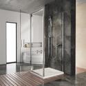 chrome shower enclosure
