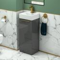 Extra Product Image For Jivana Cloakroom Suite Grey 2