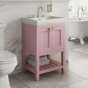 Lifestyle Image for Pink Riviera 650mm Basin Cabinet