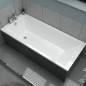Jivana Suite Straight Bath 600 Grey Basin Unit Back to wall Toilet