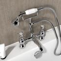 Chester Traditional Shower Bath Mixer Tap Crosshead