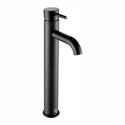 Extra Product Image For Jtp Vos Brushed Black Tall Basin Mixer Tap Tech Drawing 1