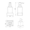 Extra Product Image For Glade Black Wall Soap Pump Drawing 1