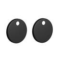 Pair of Cover Caps in Black for Toilet Seat Hinges