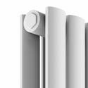 miralay horizontal double white designer radiator