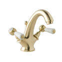 bayswater victrion brushed gold lever mono basin mixer tap