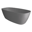 bc designs vive 1600 industrial grey freestanding bath