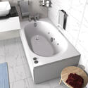 jivana small bath suite 600 white sink cabinet wc toilet chrome