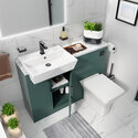 oliver green 1100 fitted furniture unit black