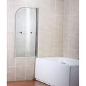 Extra Product Image For 1400 X 800 Single Shower Bath Screen With Towel Rail 1