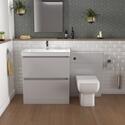 Ashford 800 Grey Basin Unit BTW Toilet