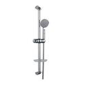 Slide Shower Rail (24mm & 600mm) with Multifunction Hand Shower, 8mm 1.5M Long Flexible Hose and soap dish, LP 0.3