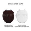 Extra Product Image For Burlington Regal High Level Toilet Pan With Brushed Aluminium Cistern And Flush Kit 1