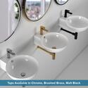 Extra Product Image For Tesla Round Wash Basin With Niagra Taps 2