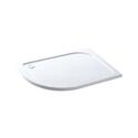 Volente 1000 offset Quad ABS resin Bathroom Shower Tray White Available in Many Size Options