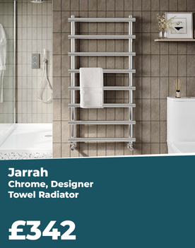 Jerrah Chrome Designer Towel Radiator