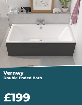 Vernwy 1700X750 Double Ended Bath