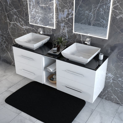 1500mm Double Sink Vanity Unit