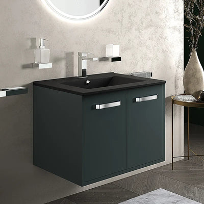 Green Wall Hung Vanity Units