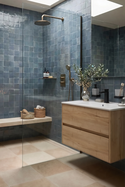 Blue Bathrooms