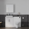 Oliver 1200 Matt White Shaker Fitted Furniture Combination