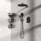 Concealed Shower Twin Valve, Fixed Shower Head & Handset Round